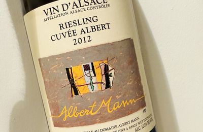 ALSACE RIESLING CUVEE ALBERT 2012 ALBERT MANN