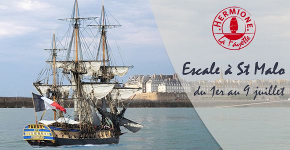 ESCALE DE L'HERMIONE ET VISITE EN IMAGES