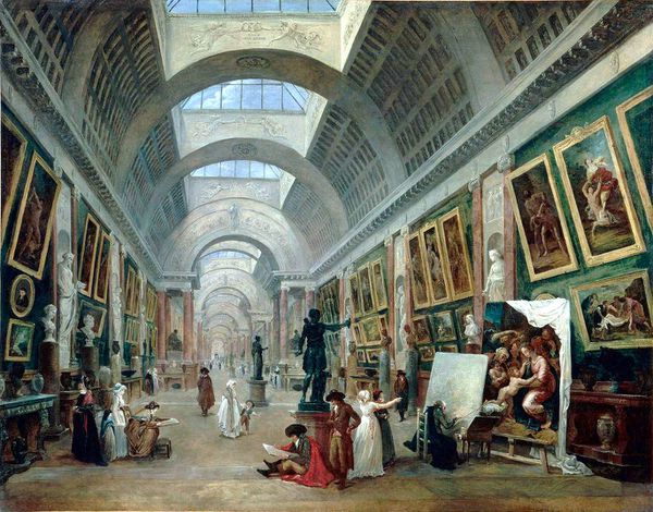 Imaginaire post apocalyptique : le Louvre d'H. Robert