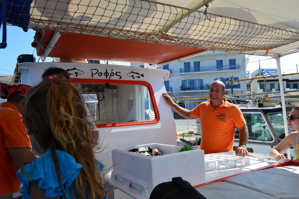 sortie privée avec le Rofos pour mon anniversaire et une autre sortie avec le Rofos a réserver cette sortie depuis le port d'Aliki