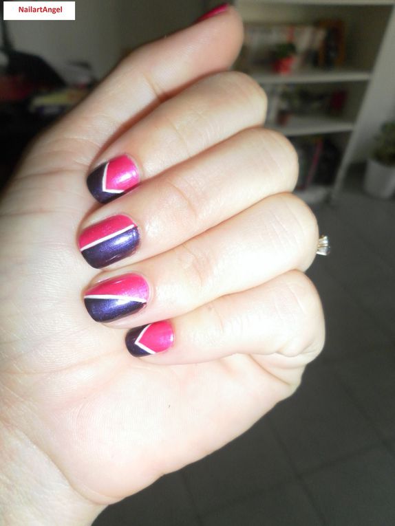 Nail art( liner, pinceau fin )