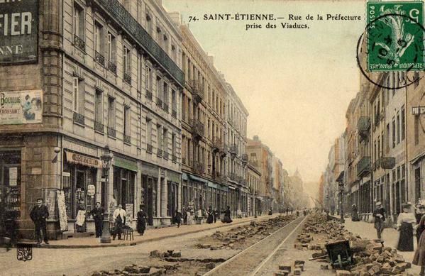 Cartes postales anciennes du quartier Jacquard-Préfecture
et de ses alentours.
