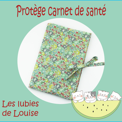 Protège carnet de santé à nouettes