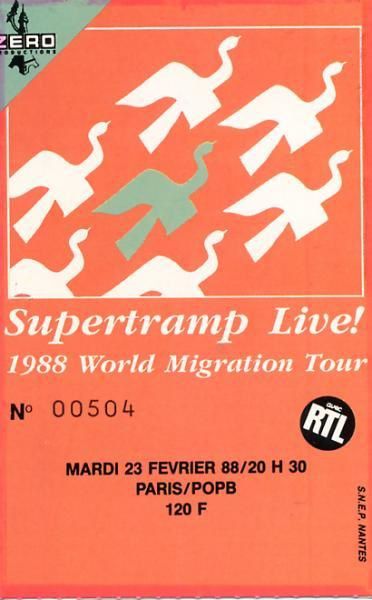 Les tickets de tous les concerts que j'ai vus de 1985 (1er concert &agrave; Bercy avec Dire Straits) jusqu'&agrave; la fin des ann&eacute;es 80... Quelques vrais collectors comme ce concert regroupant B.B. King et Stevie Ray Vaughan ou encore Huey le soir o&ugrave; Bruce lui a rendu visite sur la sc&egrave;ne du z&eacute;nith de paris...