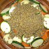 Tagine aux legumes et lentilles