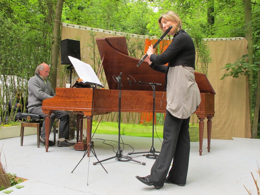 Atelier clavecin Patrick Scheyder, flûte Cécile Chamorin de 11h à 11h30.