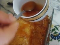 cake tatin aux pêches