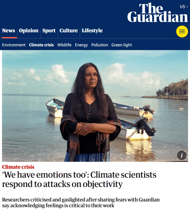 A los “científicos del clima” emocionalmente inestables no les gusta que los critiquen, corren hacia su padre (Nature)