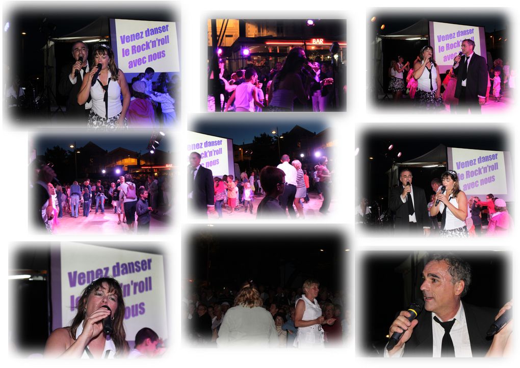 Sur le front de mer entre le casino et un bar bercé par les vagues, Royan au rythme du Rock'n'Roll avec le spectacle " Swing to the Rock" présenté par DANSE PROJECT. Soirée organisée par l'Association Générale de Pontaillac, présidée par Mad