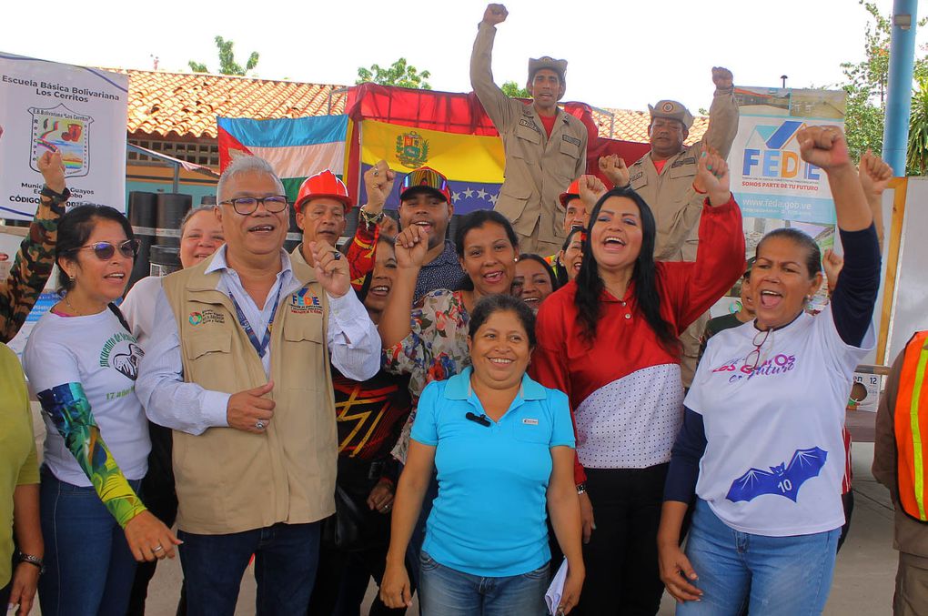 Bricomiles Educación rehabilitan la Escuela Básica Bolivariana Los Cerritos en el municipio Los Guayos 