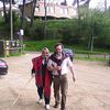 Mamie et Georges sous la pluie