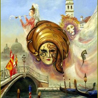 Masques - Carnaval - mardi-gras par les grands peintres  -    Sergey Dorofeev -  carnaval de Venise