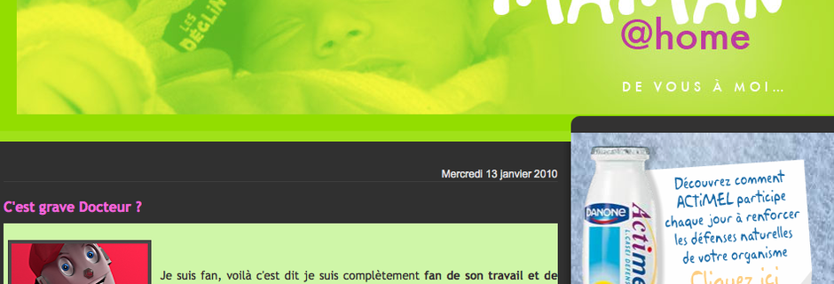 Mon blog, mon fils et moi (rediff)