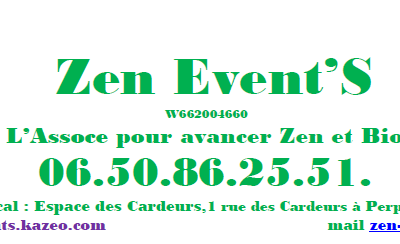 PLANNING DE SORTIS - Zen Event’S