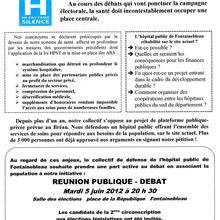 Réunion publique - débat mardi 5 juin 2012