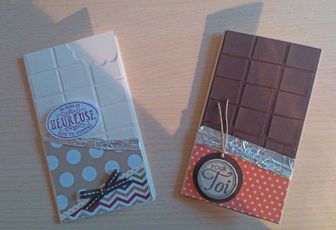 Cartes tablettes chocolat