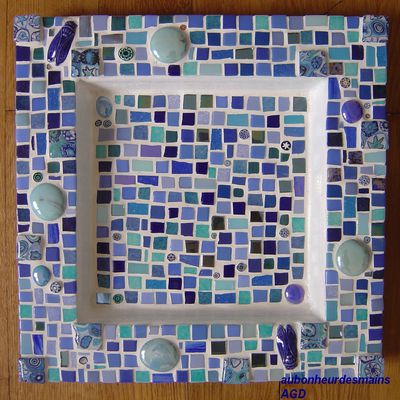 Mosaïque : Grand vide-poches "Bassin Olympique" 33 cm