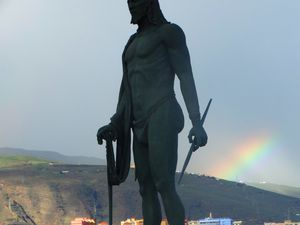 Statues de los Menceyes, les rois Guanches