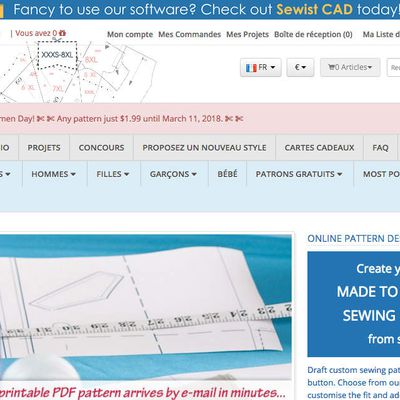 Couture : promotions sur les patrons couture LEKALA jusque ce soir.