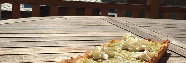 Tarte à la rhubarbe
