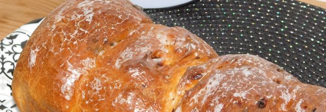 Brioche aux pépites de chocolat.