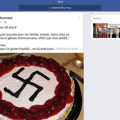 Montpellier : Le conseiller municipal Djamel Boumaaz rattrapé par un "gâteau nazi"