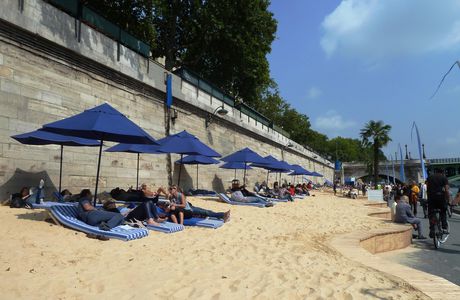 Paris, sous les pavés, la plage : Paris-plage 2011