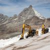 Un glacier éventré en Suisse pour la coupe du monde de ski à Zermatt