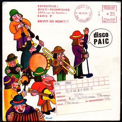 Disco-Paic -Hymne de l'infanterie de Marine/Marche des majorettes -1971