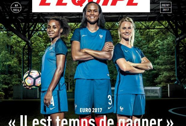 Euro de football : Les Bleues à l'honneur samedi dans L'Équipe Mag.