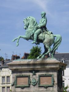 statue équestre Napoléon Rouen
