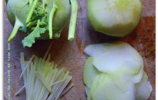 SALADE LENTILLES CHOU RAVE- REMOULADE DE CHOU RAVE