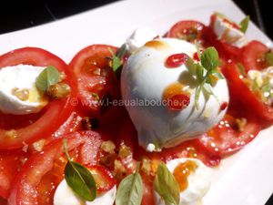 Tomate Et Burrata Au Balsamique 