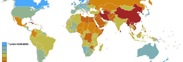 Worldwide freedom of the PRESS ~ Locations & Forms of POWER -and...