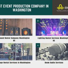 Best Event Production Company in Washington | Boom Audio Services