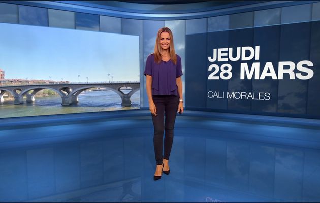 Cali Morales Météo M6 le 28.03.2019