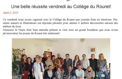 Une belle réussite vendredi au Collège du Rouret!