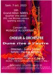 CONCERT EXCEPTIONNEL, CE SAMEDI 7 OCTOBRE A NÎMES.