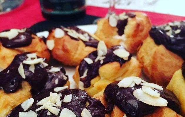 Profiteroles au chocolat