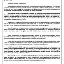 Communiqué de presse de la FSU Limousin et Haute Vienne 