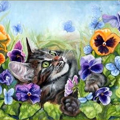 Les chats par les peintres -   Denise Freeman