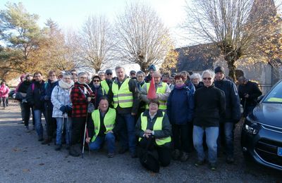 RANDONNEE à LONGVILLERS du dimanche 18 novembre 2018