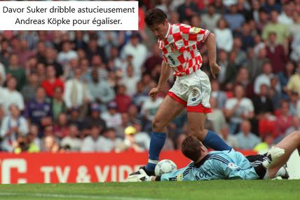 Championnat d'Europe des nations 1996 en Angleterre, Quarts de finale: Allemagne - Croatie
