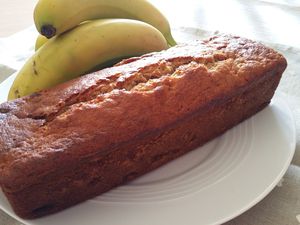 Recette : Cake banane, miel, cannelle