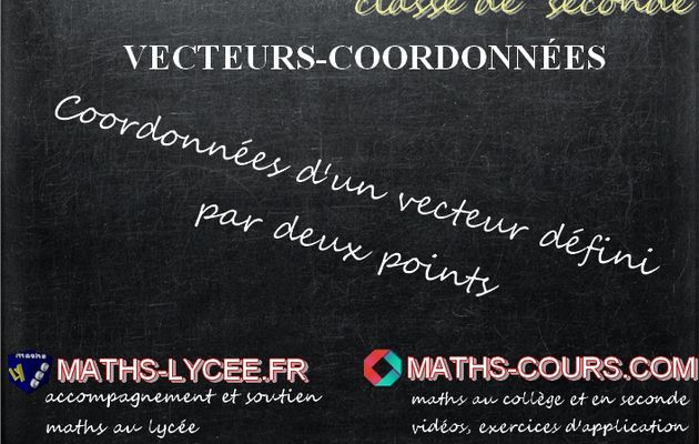 Coordonnées d'un vecteur