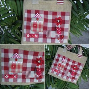 Petit sac  toile de jute