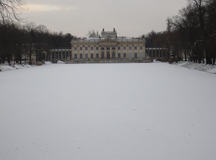 Neige, gel, froid mais soleil d'hiver en Pologne...