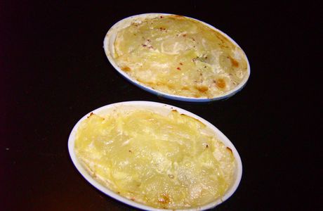 Lasagnes de pommes de terre au saumon...