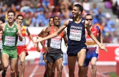 Championnats d'Europe de Zurich 2014: Mahiedine Mekhissi remporte l'or sur 1500m après une course d'anthologie