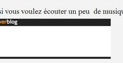 fini la musique ...